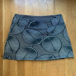 Patagonia knit mini skirt print organic cotton medium